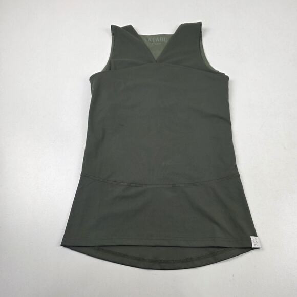 Lalabu Soothe Shirt Medium Olive Green Babywearing Nursing Tank Top Carrier - Picture 1 of 10